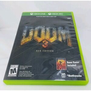 Doom 3 BFG‎ Edition Microsoft Xbox 360, 2012 No Manual